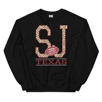Saint jo Texas Distressed Leopard Sweatshirt