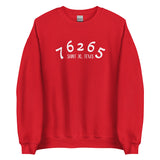 What's Your Zip Crewneck 76265